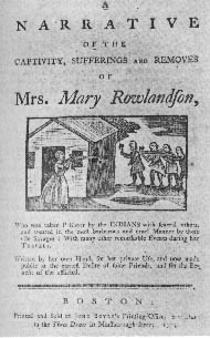 Book Cover of Mary Rowlandson's Narrative
